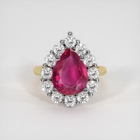 4.60 Ct. Gemstone Ring, 18K White & Yellow 1