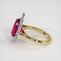 4.60 Ct. Gemstone Ring, 18K White & Yellow 4