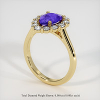 1.14 Ct. Gemstone Ring, 14K Yellow Gold 2