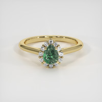 0.61 Ct. Gemstone Ring, 14K Yellow Gold 1