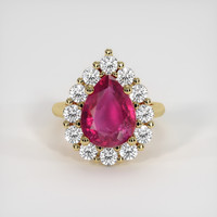 4.60 Ct. Gemstone Ring, 18K Yellow Gold 1