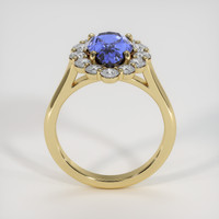 2.90 Ct. Blue Sapphire Ring, 18K Yellow Gold 3