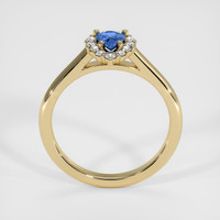 0.46 Ct. Sapphire Ring, 18K Yellow Gold 3