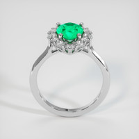 1.69 Ct. Emerald Ring, Platinum 950 3