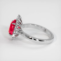 2.03 Ct. Ruby Ring, Platinum 950 4