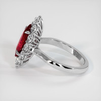 2.29 Ct. Ruby Ring, Platinum 950 4