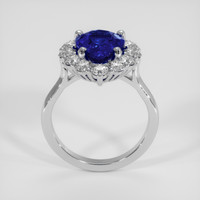 4.08 Ct. Blue Sapphire Ring, Platinum 950 3