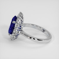 4.08 Ct. Blue Sapphire Ring, Platinum 950 4