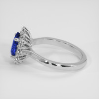 1.59 Ct. Blue Sapphire Ring, Platinum 950 4