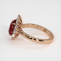 2.03 Ct. Ruby Ring, 14K Rose Gold 4