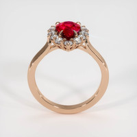 2.04 Ct. Ruby Ring, 14K Rose Gold 3