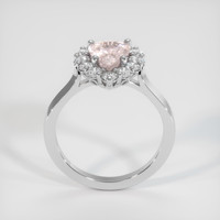 2.24 Ct. Pink Sapphire Ring, 18K White Gold 3
