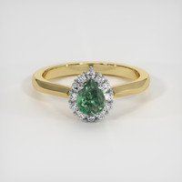 0.61 Ct. Gemstone Ring, 14K White & Yellow 1