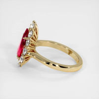2.69 Ct. Ruby Ring, 18K Yellow Gold 4