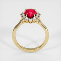 2.03 Ct. Ruby Ring, 18K Yellow Gold 3