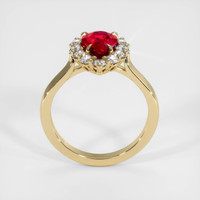 2.04 Ct. Ruby Ring, 18K Yellow Gold 3