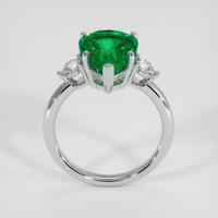 5.24 Ct. Emerald Ring, Platinum 950 3
