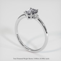 1.08 Ct. Gemstone Ring, Platinum 950 2