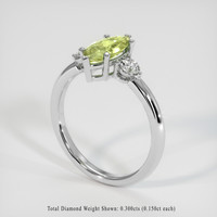 1.09 Ct. Gemstone Ring, Platinum 950 2