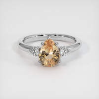1.13 Ct. Sapphire Ring, Platinum 950 1