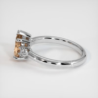 1.13 Ct. Sapphire Ring, Platinum 950 4