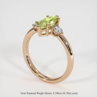 1.09 Ct. Gemstone Ring, 14K Rose Gold 2