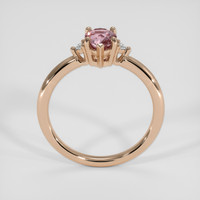 1.01 Ct. Pink Sapphire Ring, 14K Rose Gold 3