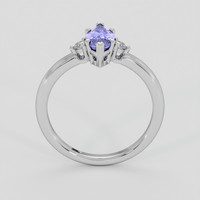 1.05 Ct. Purple Sapphire Ring, Silver 3