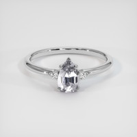 1.08 Ct. Gemstone Ring, 14K White Gold 1