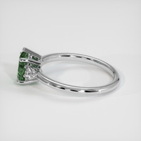 1.62 Ct. Green Sapphire Ring, 14K White Gold 4