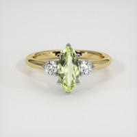 1.09 Ct. Gemstone Ring, 14K White & Yellow 1