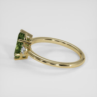 1.42 Ct. Green Sapphire Ring, 10K Yellow Gold 4