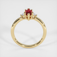0.75 Ct. Ruby Ring, 14K Yellow Gold 3