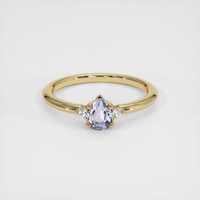 0.47 Ct. Sapphire Ring, 14K Yellow Gold 1