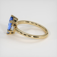1.36 Ct. Blue Sapphire Ring, 14K Yellow Gold 4