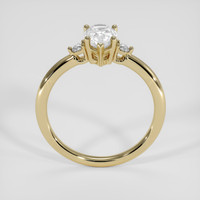 1.28 Ct. White Sapphire Ring, 14K Yellow Gold 3