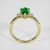 1.36 Ct. Emerald Ring, 18K Yellow Gold 3