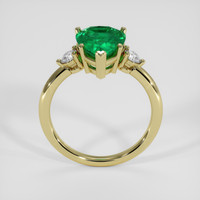 2.55 Ct. Emerald Ring, 18K Yellow Gold 3