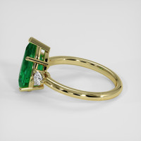 2.55 Ct. Emerald Ring, 18K Yellow Gold 4