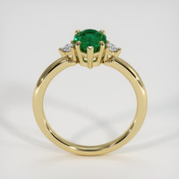 1.04 Ct. Emerald Ring, 18K Yellow Gold 3