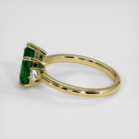 1.90 Ct. Emerald Ring, 18K Yellow Gold 4