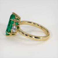 2.59 Ct. Emerald Ring, 18K Yellow Gold 4