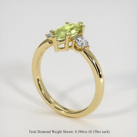 1.09 Ct. Gemstone Ring, 18K Yellow Gold 2