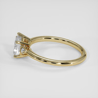 1.28 Ct. White Sapphire Ring, 18K Yellow Gold 4