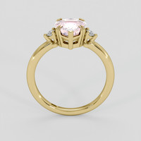 1.88 Ct. Pink Sapphire Ring, 18K Yellow Gold 3