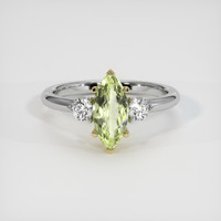 1.09 Ct. Gemstone Ring, 14K Yellow & White 1