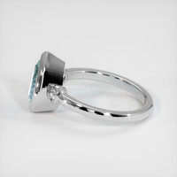 1.49 Ct. Gemstone Ring, Platinum 950 4