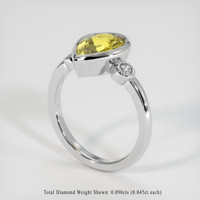 2.57 Ct. Gemstone Ring, Platinum 950 2