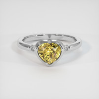 1.66 Ct. Gemstone Ring, Platinum 950 1