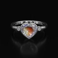 2.00 Ct. Gemstone Ring, Platinum 950 1